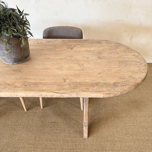 Wood Costa Dining Table - Vintage Natural For Sale - Image 7 of 13