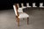 Set of Eight Dining Chairs in Solid Rosewood & Upholstered Fabric by Giuseppe Scapinelli, Brazilian Modern, 1950s For Sale In New York - Image 6 of 15
