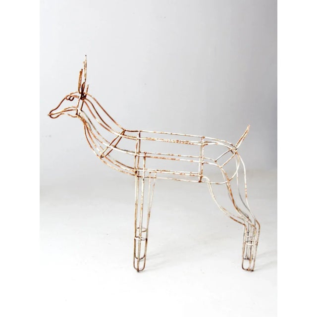 Mid Century Metal Reindeer For Sale - Image 10 of 11