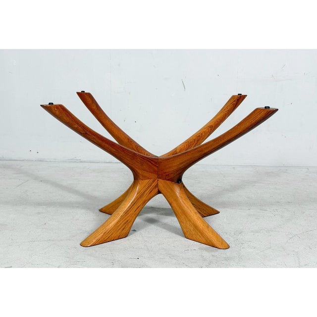 Vintage Danish Coffee Table by Illum Wikkelsø for Niels Eilersen, 1970s For Sale - Image 11 of 12
