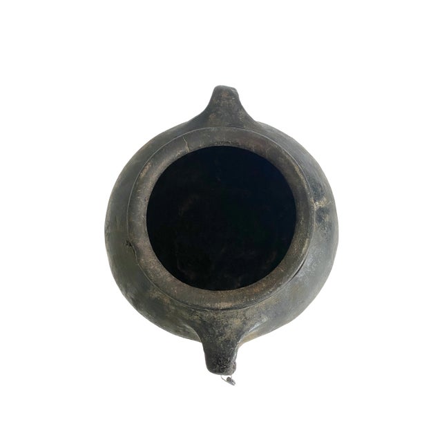 Ceramic Antique Turkish Yoghurt Pottery Vessel For Sale - Image 7 of 9