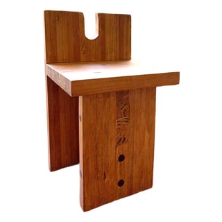 1980s Sesc Stool by Lina Bo Bardi For Sale