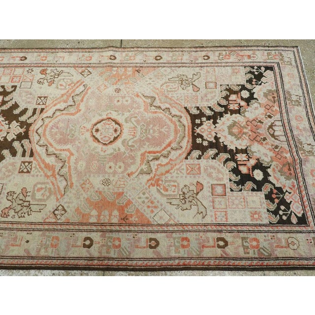 Textile Galerie Shabab Collection Early 20th Century Russian Karabagh Runner For Sale - Image 7 of 10