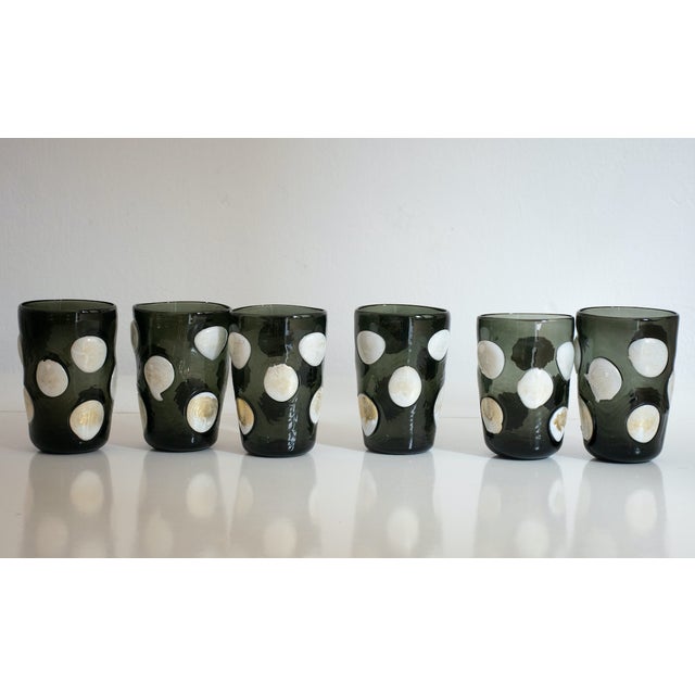 Tequila Glasses by Mariana Iskra for Ribes Studio, Set of 6 For Sale - Image 9 of 14