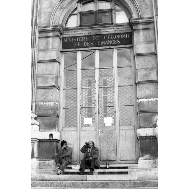 Maurel Bonnel Ministry of Finance, Place du Carrousel Warmtone barium silver photograph on Ilford paper Signed and...