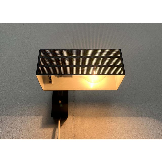 Metal Mid-Century Modern German Minimalist Model Flamingo Wall Lamp from Bur, Bünte & Remmler Leuchten, 1960s For Sale - Image 7 of 18