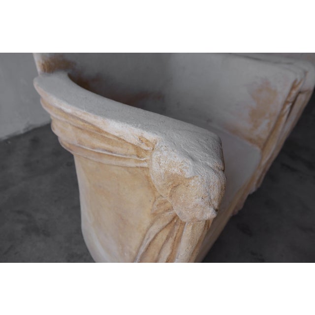 Off-white Draped Plaster and Fiberglass Chairs For Sale - Image 8 of 11