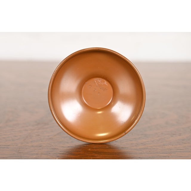 Benedict Studios Arts & Crafts Bronze Bud Vases, Pair For Sale - Image 9 of 12