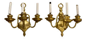 Williamsburg Style Caldwell Sconces - a Pair