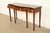 Wood Baker Furniture Historic Charleston Federal Inlaid Mahogany Three-Drawer Console Table | Newly Refinished For Sale - Image 7 of 14