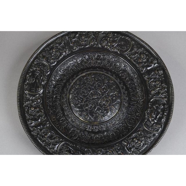 Black Renaissance Bronze Bowl by Antonio Pandiani Milan, 1870 For Sale - Image 8 of 15