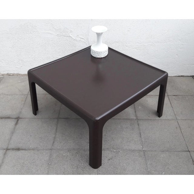 This side table is made of the material Baydur (Polyurethane Duromer) and was designed in the 1970s. This material...