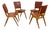 Mid-Century Beech Dining Chairs, 1960s, Set of 4 For Sale