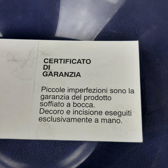 Transparent Glass Centerpiece, 1970s For Sale - Image 12 of 15