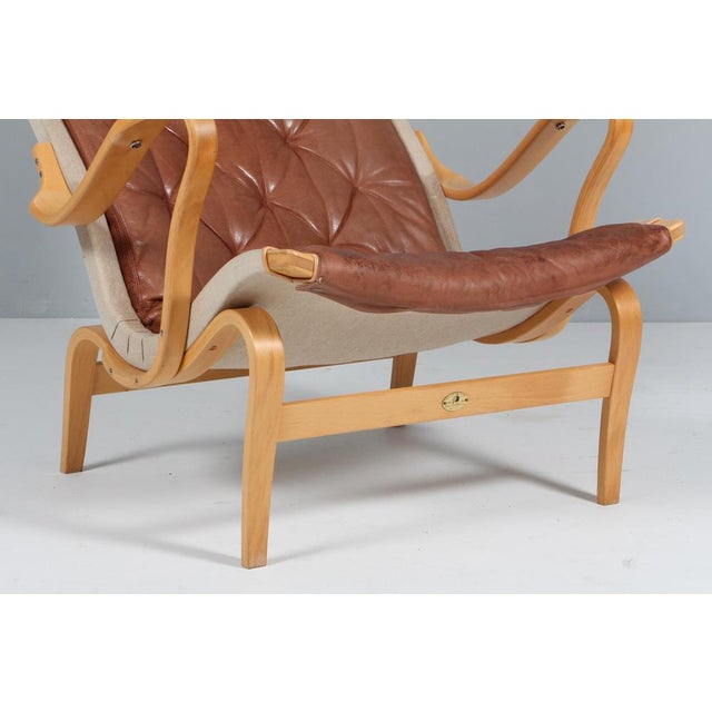 Vintage Pernilla Lounge Chair by Bruno Mathsson for Dux, 1980s For Sale - Image 6 of 11