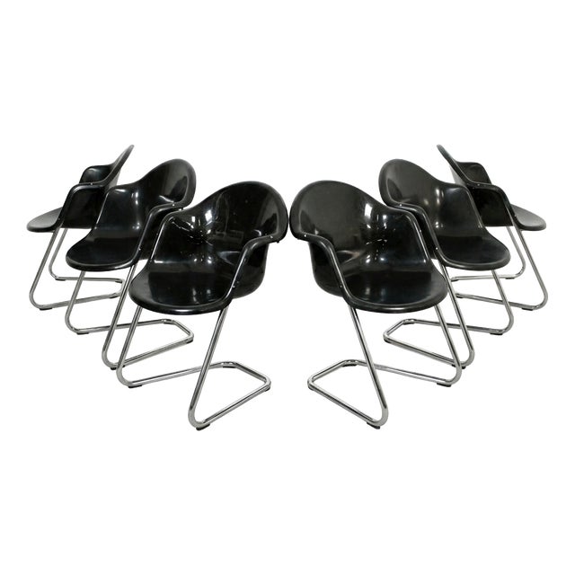 Model 419 Chairs by Yrjo Kukkapuro for Haimi, 1964, Set of 6 For Sale