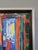 Mid-Century Modern 'Vibrant Interior' Vintage Original Expressive Interior Oil Painting, Framed For Sale - Image 6 of 12