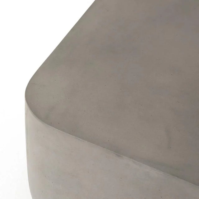 Four Hands Ivan Square Concrete End Table For Sale - Image 10 of 11