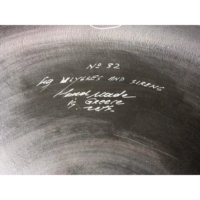 1960s Hand Made Greek Pottery Art Wall Decor For Sale - Image 4 of 8