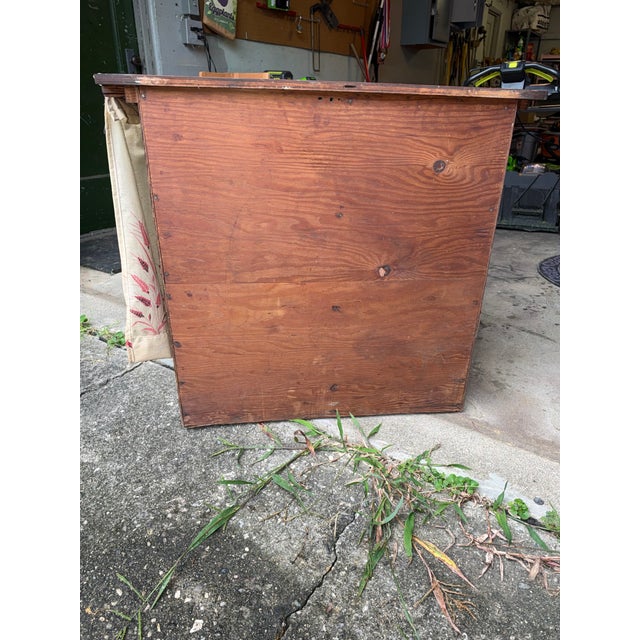 Vintage Mid-Century Kidney Shaped Dressing Table Vanity With Swinging Storage Arms For Sale - Image 9 of 13
