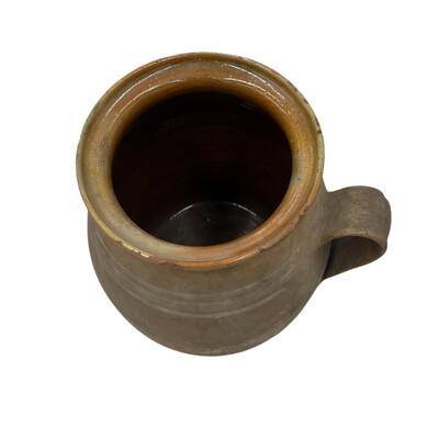 Early 20th Century Antique Hungarian Glazed Terracotta Vessel For Sale - Image 5 of 5