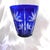 1980s Pair of Ajka Blue Cut to Clear Crystal Stemware For Sale In San Francisco - Image 6 of 9