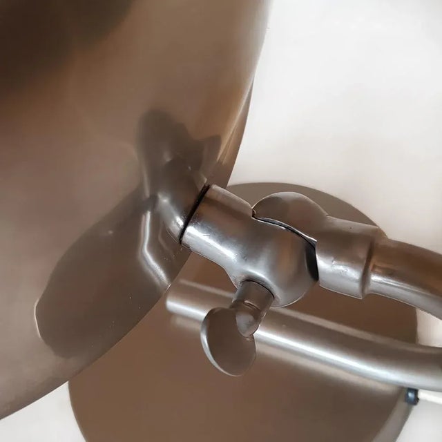 Bauhaus Art Deco Oyster Table Lamp from Gispen Giso For Sale - Image 3 of 8