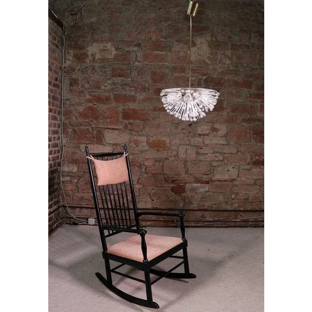 1950s Sputnik Chandelier in Crystal & Chrome in the style of Emil Stejnar for Rupert Nikoll, Austria, 1950 For Sale - Image 5 of 10