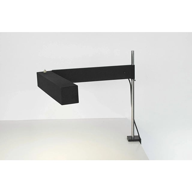 Metal Mid-Century Model Saffa Table Lamp by Dieter Wäckerlin for Swisslamps, 1950s For Sale - Image 7 of 11