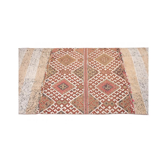 1960s Vintage Decorative Small Kilim Rug - 3`1″ X 5`11″ For Sale - Image 5 of 6