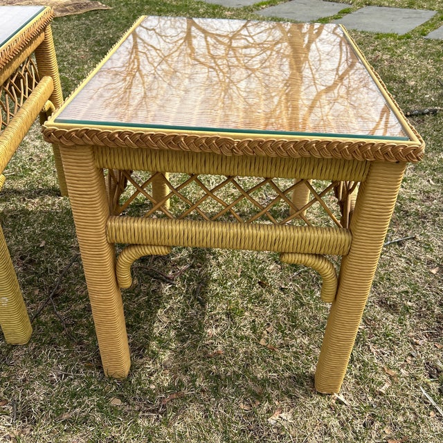 1960s 1960s Henry Link Style End Tables For Sale - Image 5 of 7