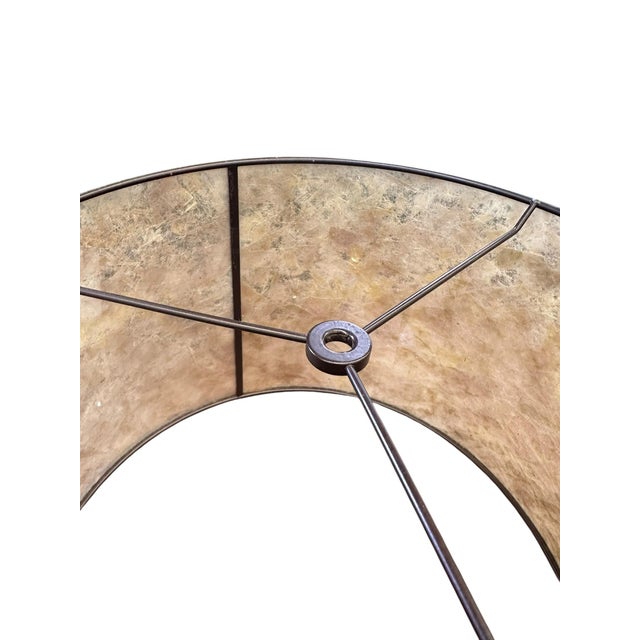 Victorian Vintage Mica Arts & Crafts Lamp Shade For Sale - Image 3 of 11