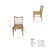 Brown 1950s Set of 4 MCM Danish Style Dining Chairs For Sale - Image 8 of 8