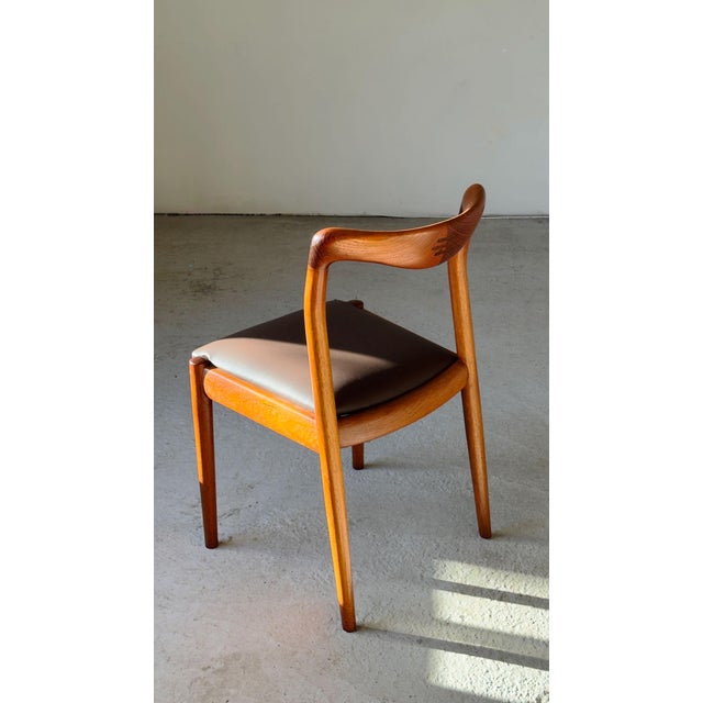 Teak Dining Chairs with Rosewood Joint Detail attributed to H.W. Klein for Bramin, 1960s, Set of 6 For Sale - Image 16 of 18