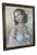 Female Portrait, 1939, Pastel on Paper, Framed For Sale