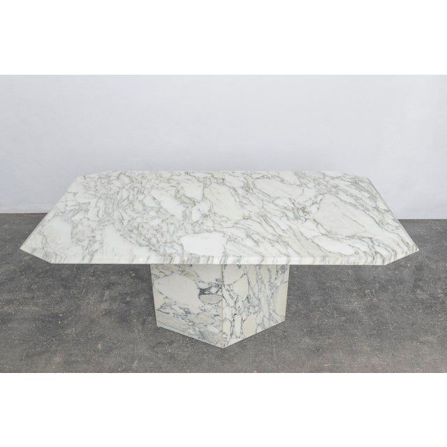 Stone Dining Table in Marble Stone For Sale - Image 7 of 7