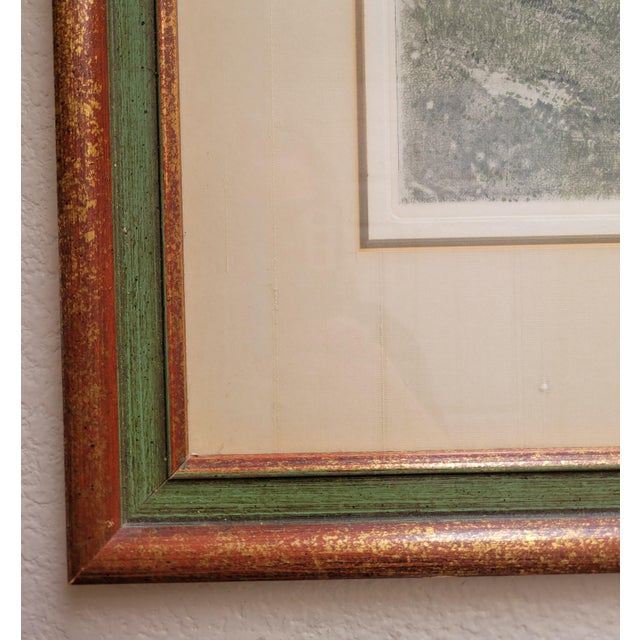 Etching of Persenberg Castle (Austria) by Luigi Kasimir (1881-1962) For Sale - Image 9 of 12