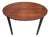 Wooden Dining Table with Extendable Round Top, 1950s For Sale