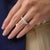 1960s 1960s Mid Century Gia 2.89 Carat Diamond Platinum Engagement Ring, Size 6 For Sale - Image 5 of 8