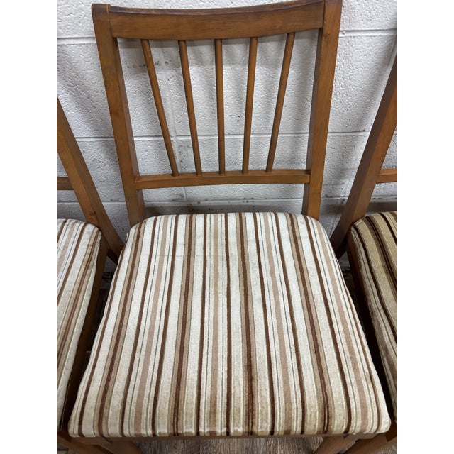 Vintage Kroehler MFG MCM Mid Century Modern Dining Side Chairs - Set of 5 For Sale In Kansas City - Image 6 of 13