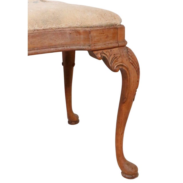 1970s Stylish Chippendale Revival Bench For Sale - Image 9 of 18