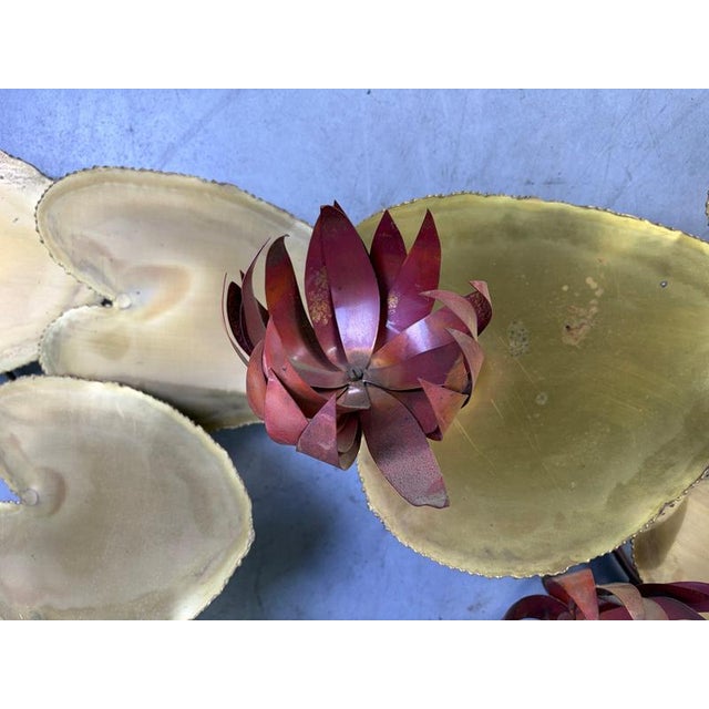 Copper Floral Wall Sculpture by Daniel Dhaeseleer, 1970s For Sale - Image 8 of 10