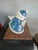 Traditional Vintage 1975 Goebel Hummel W. Germany Blue Winter Angel Candle Holder Ceramic Figurine For Sale - Image 3 of 5