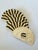 1980s Fan Shaped Capiz Shell Napkin Rings, Set of 6 For Sale - Image 13 of 15