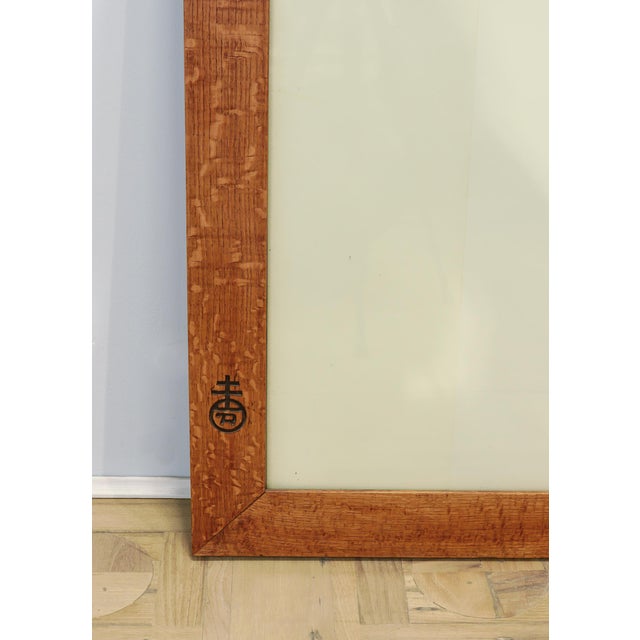 American Large Roycrofters American Arts & Crafts Quarter Sawn Oak Picture/Mirror Frame For Sale - Image 3 of 7