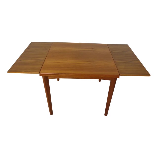 Extendable Teak Dining Table, 1960s For Sale