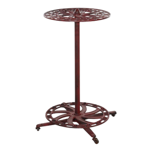 S. C. Tatum Co Cast Iron Country Store Industrial Wheel Broom Display Rack C1885
