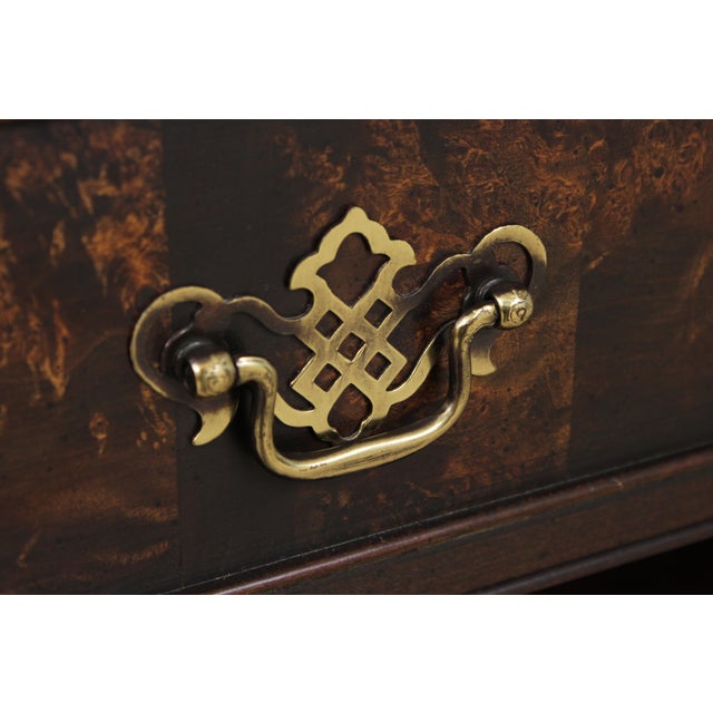 Pair Knob Creek Walnut Mahogany Open Bookcase For Sale - Image 11 of 16