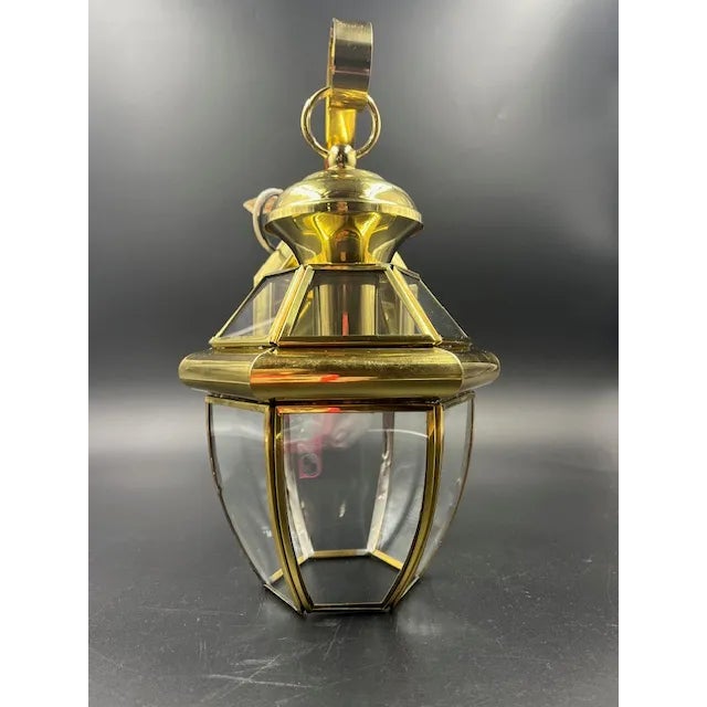 Late 20th Century Outdoor Brass Light Fixture For Sale - Image 12 of 12