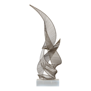 1976 Bennett Wire Sculpture on Lucite Base – 18” Tall